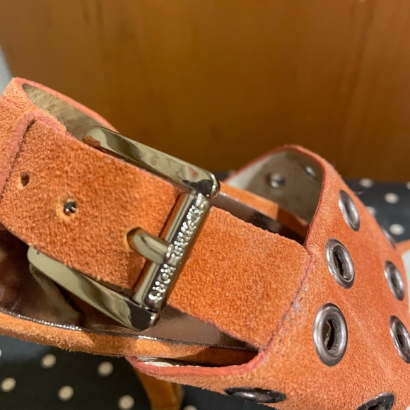 Michael Kors vintage Mild orange sandals Size 10M - Picture 3 of 5